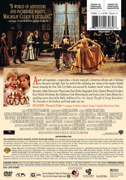 George Balanchine's The Nutcracker DVD