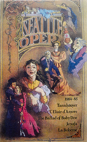 1984-85 Seattle Opera Season Poster