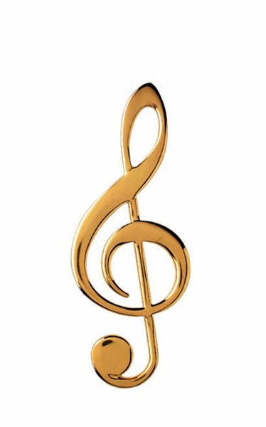 Gold Treble Clef Magnet