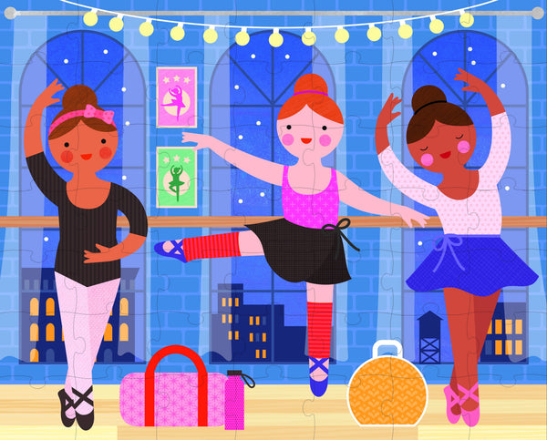 Two Sided On-The-Go Ballerina Puzzle