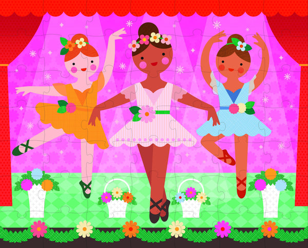 Two Sided On-The-Go Ballerina Puzzle