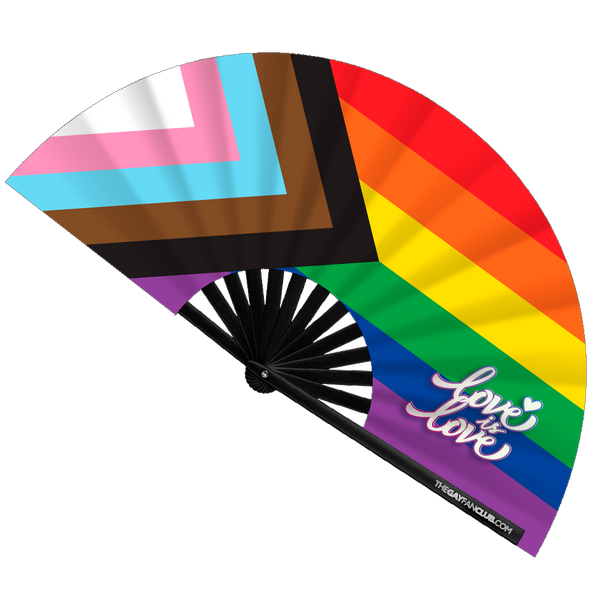 Pride Rainbow Flag Fan