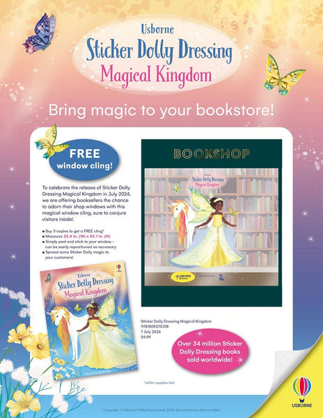 Book, Sticker Dolly Dressing Magical Kingdom