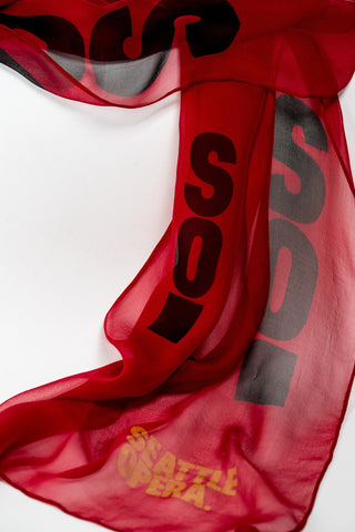 <font color= "red"> SALE </font> Seattle Opera SO. Scarf