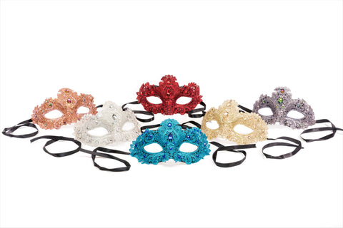 Lace Jewel Masks