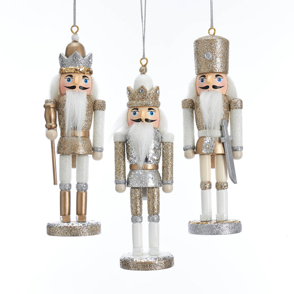 Champagne Nutcracker Ornaments