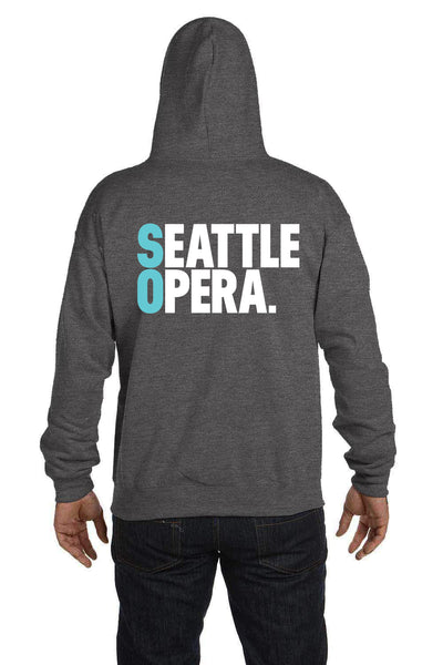 Seattle Opera Logo Unisex Zip Sweatshirt