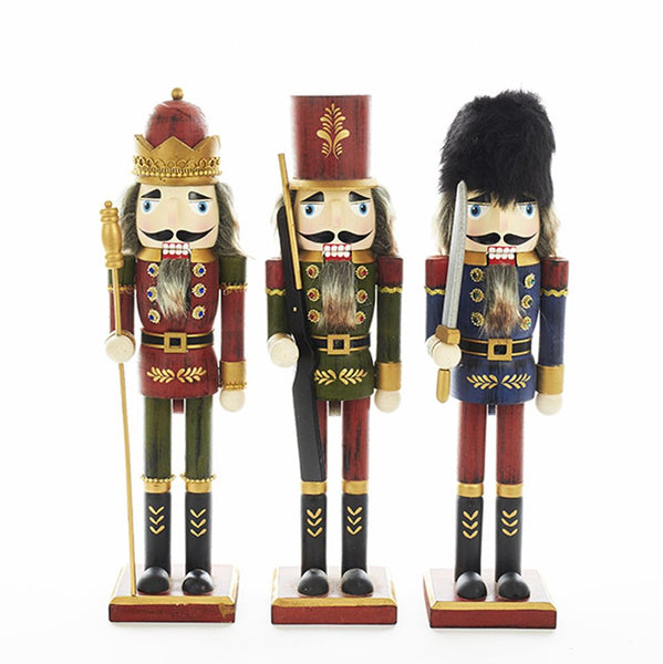 Soldier and King Nutcrackers