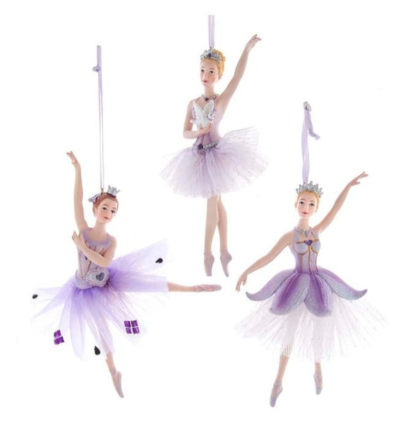 Purple Ballerina Ornament