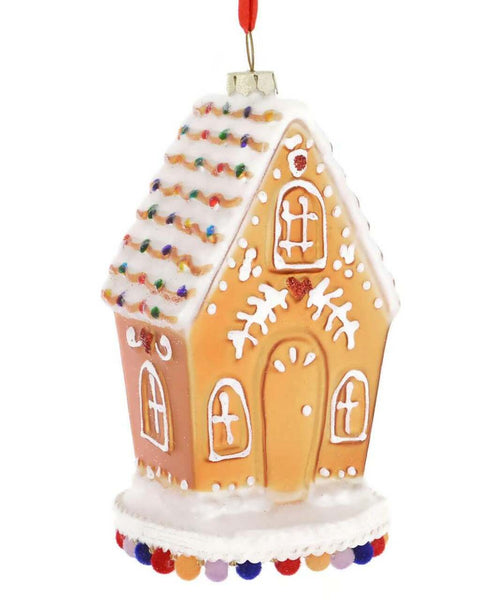 Gingerbread Glass Ornament