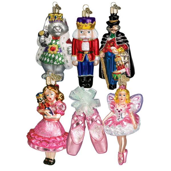 Nutcracker Suite Glass Ornament Collection