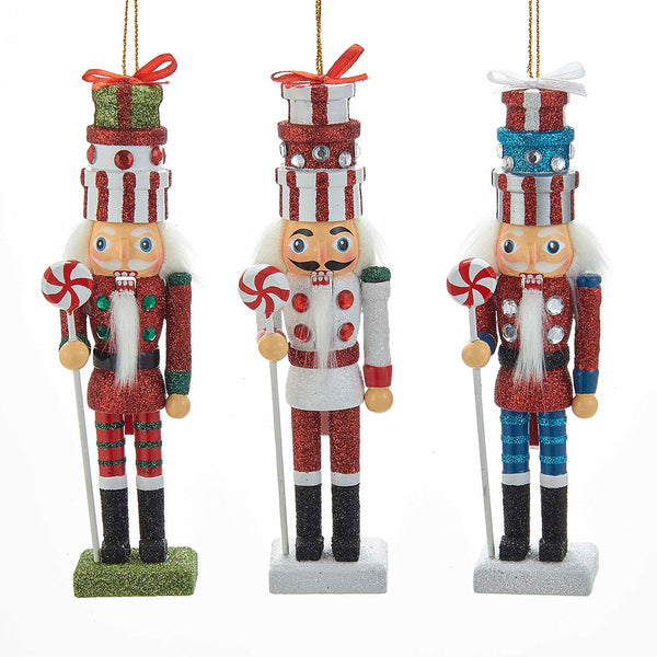 Gift Box Nutcracker Ornaments