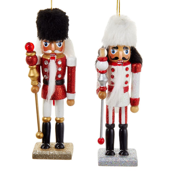 Red & White Nutcracker Ornaments