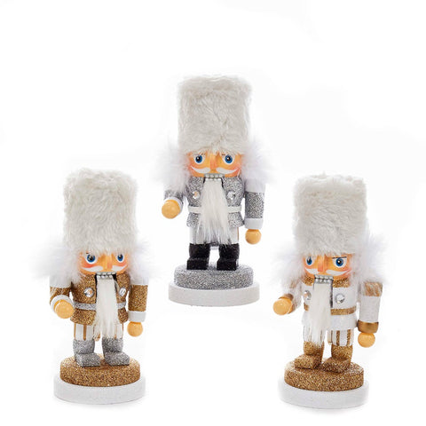Tiny Silver & Gold Nutcrackers