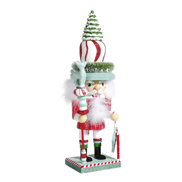 Mint Stripe Nutcracker