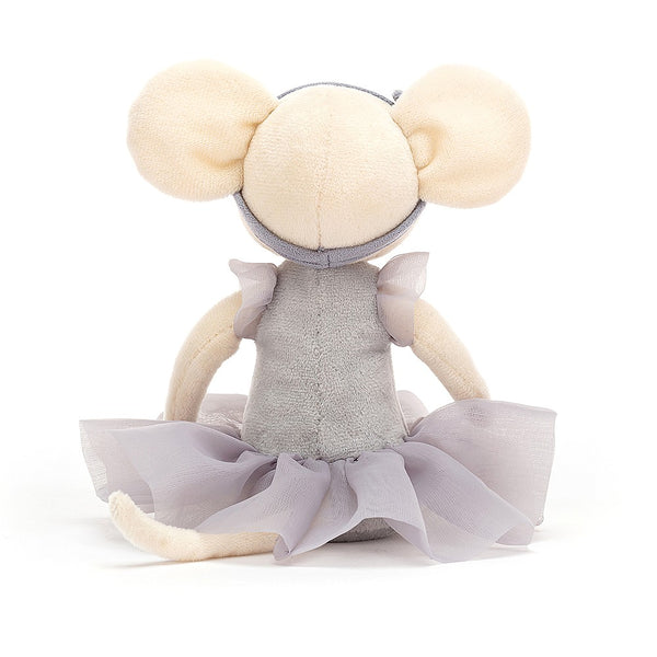 Pirouette Plush Mouse (Gray & Pink)
