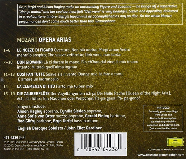 Mozart Arias CD