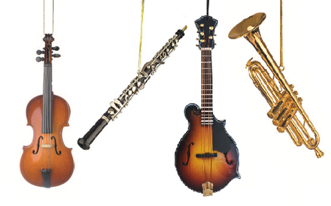 Musical Instrument Ornaments