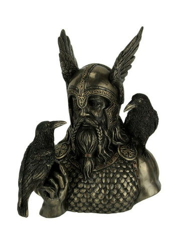 Odin with Ravens Figure