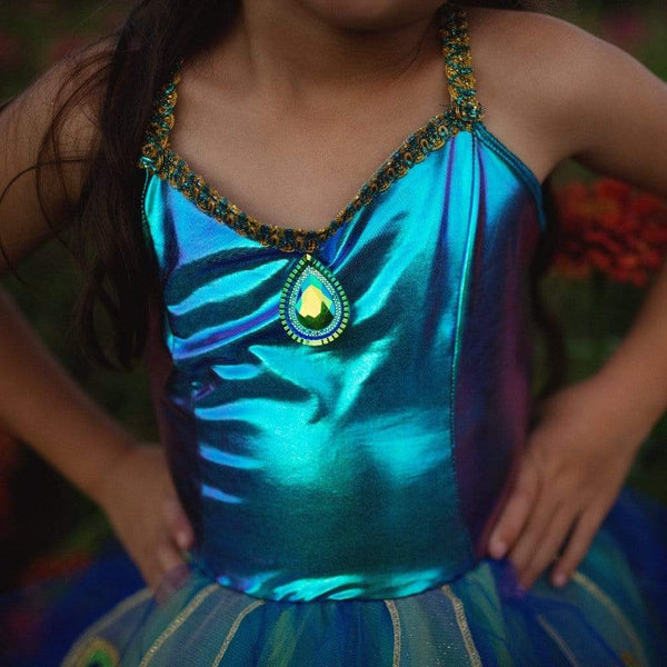 Peacock Dress & Headband