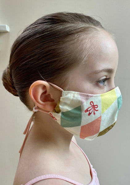 Ballet Print Cotton Face Masks