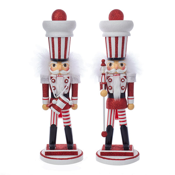 Red & White Stripe Nutcrackers
