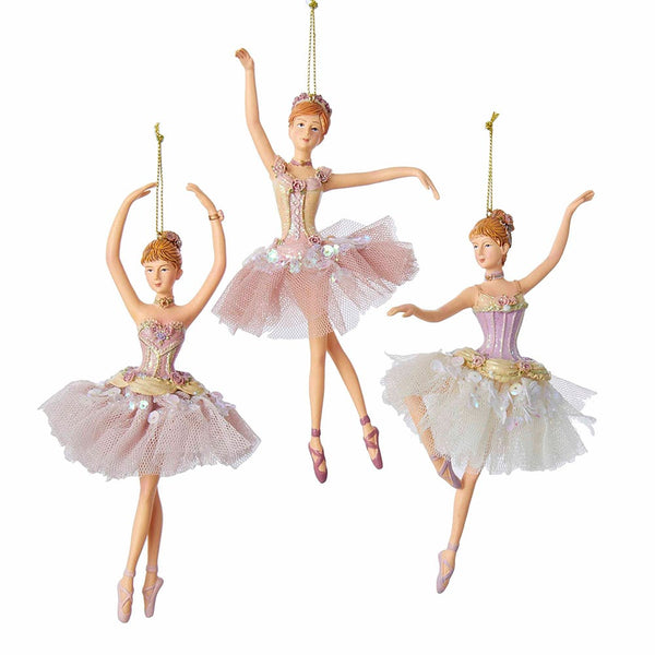 Floral Ballerina Ornaments