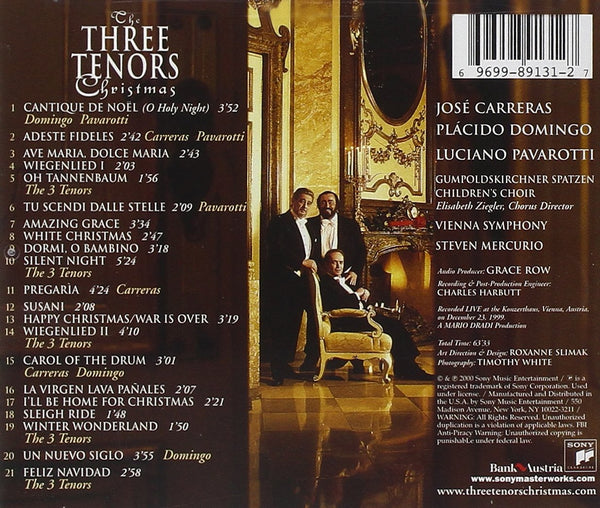 Three Tenors Christmas CD
