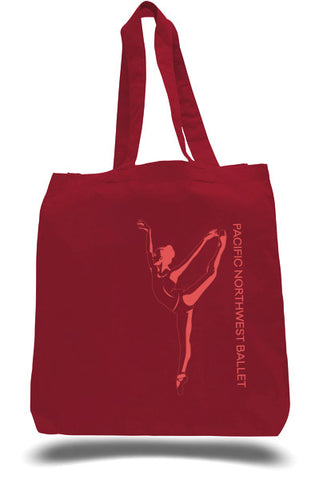 PNB Red Cotton Tote